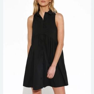 Elegant Black Sleeveless Dress